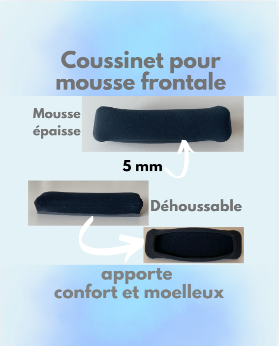 Coussinet extra confort pour mousse frontale à l'unité