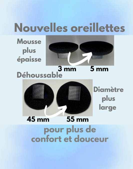 Oreillettes extra confort (la paire)