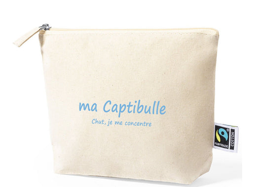 Zippered pouch to store your Captibulle